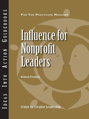 cover image of Influence for Nonprofit Leaders